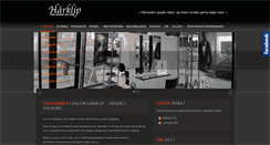 Desktop Screenshot of haarklip.dk