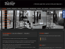 Tablet Screenshot of haarklip.dk
